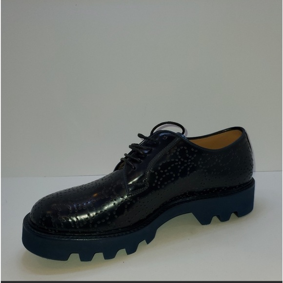 Emporio Armani NIB Red Derby/Shoes size 8.5 - Picture 9 of 11